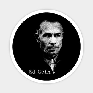 Ed Gein Portrait Retro Magnet